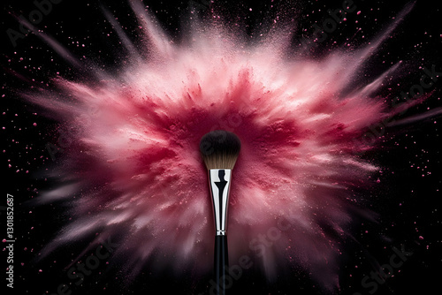 Pink Powder Explosion Makeu...