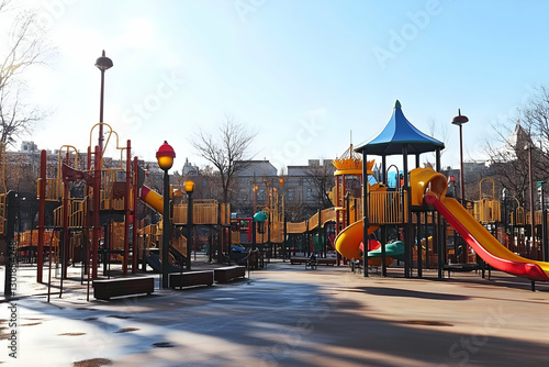 Photo Colorful Playground F...