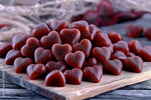 Photo Heart-Shaped Candies ...