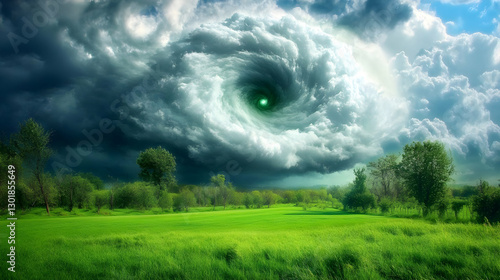 Illustration Green Meadow V...