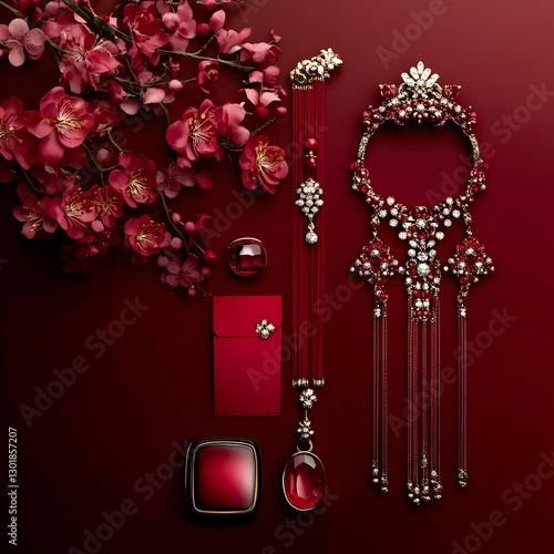 Photo Red Luxury Jewelry, F...