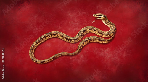 Illustration - Sinuous Serp...