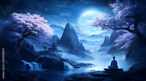 Illustration - Serene Night...
