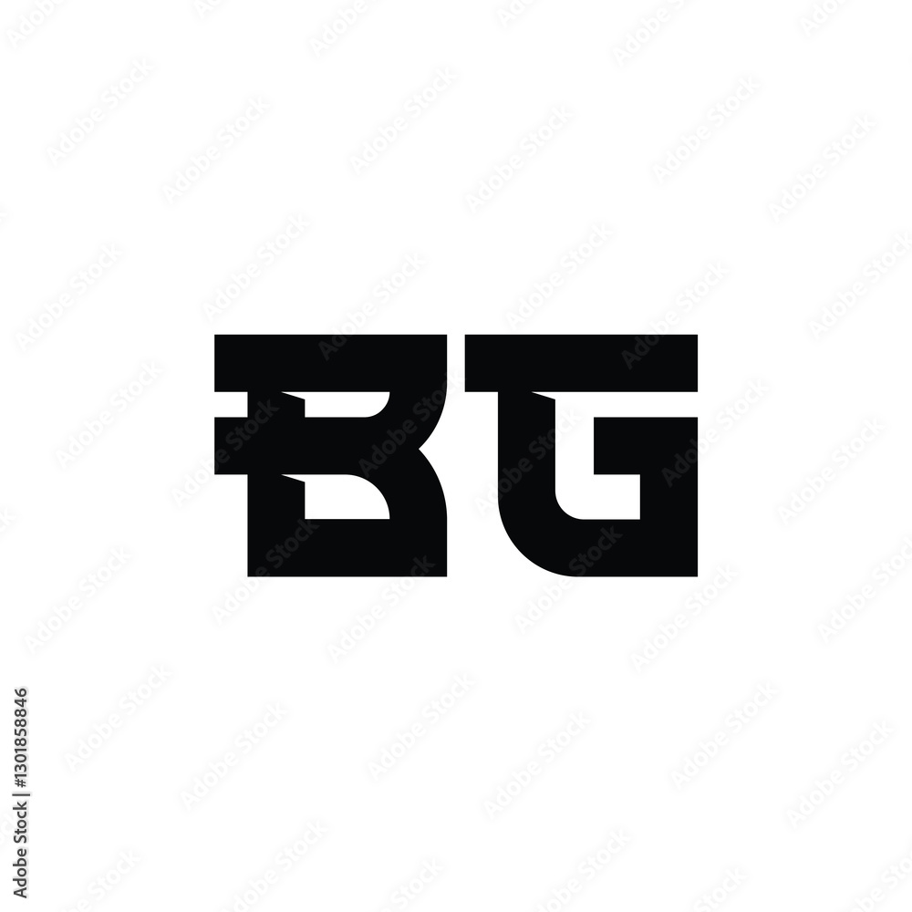 BG monogram logo design letter text name symbol monochrome logotype alphabet character simple logo BG monogram logo design letter text name symbol monochrome logotype alphabet character simple logo