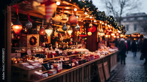 Photo Christmas Market Scen...