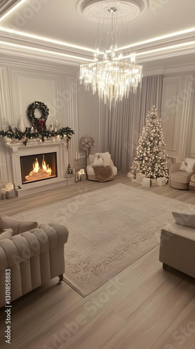 Photo Christmas Living Room...