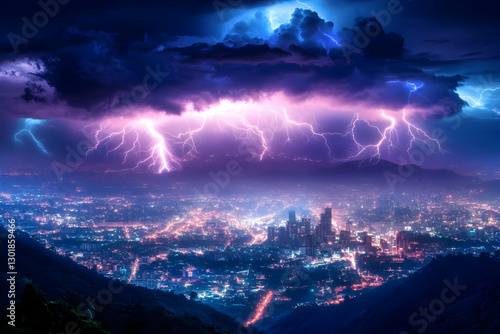 Photo - Lightning Storm Ove...