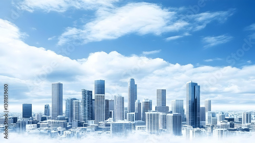 Illustration - Cityscape wi...