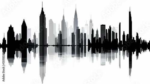 Illustration Cityscape Refl...