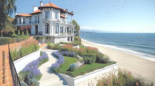 Illustration Coastal Mansio...