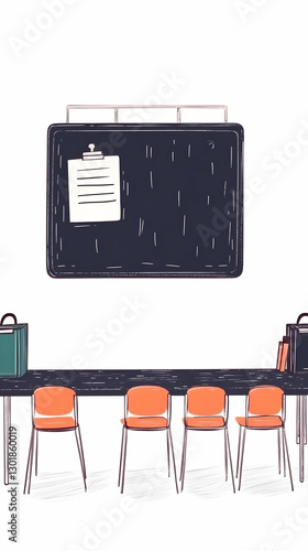 Classroom Illustration: Des...