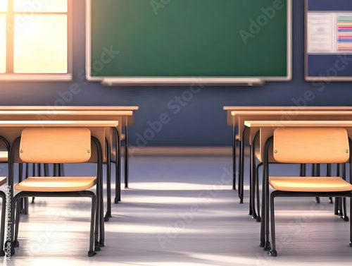 Empty Classroom Illustratio...