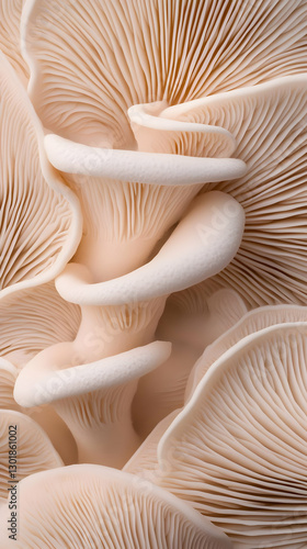 Photo Oyster Mushrooms Clos...