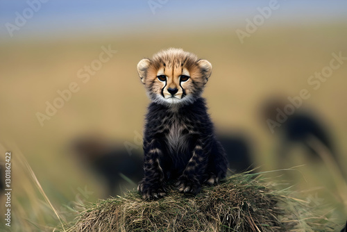 Illustration of Baby Cheeta...