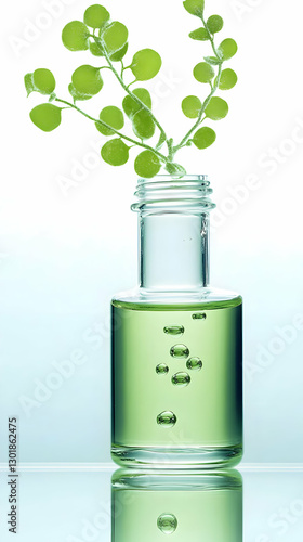 3D Illustration Green Leaf ...