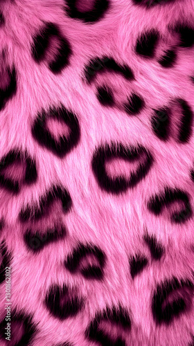 Illustration Pink Fur Textu...