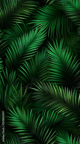 Illustration Lush Green Tro...