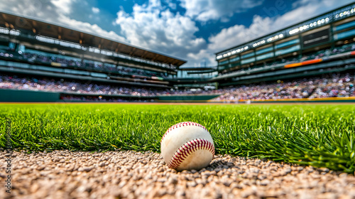 Photo Baseball Stadium Gras...
