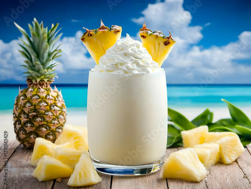 Photo Tropical Pineapple Sm...