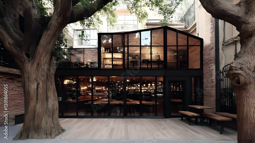Photo - Modern Cafe Archite...