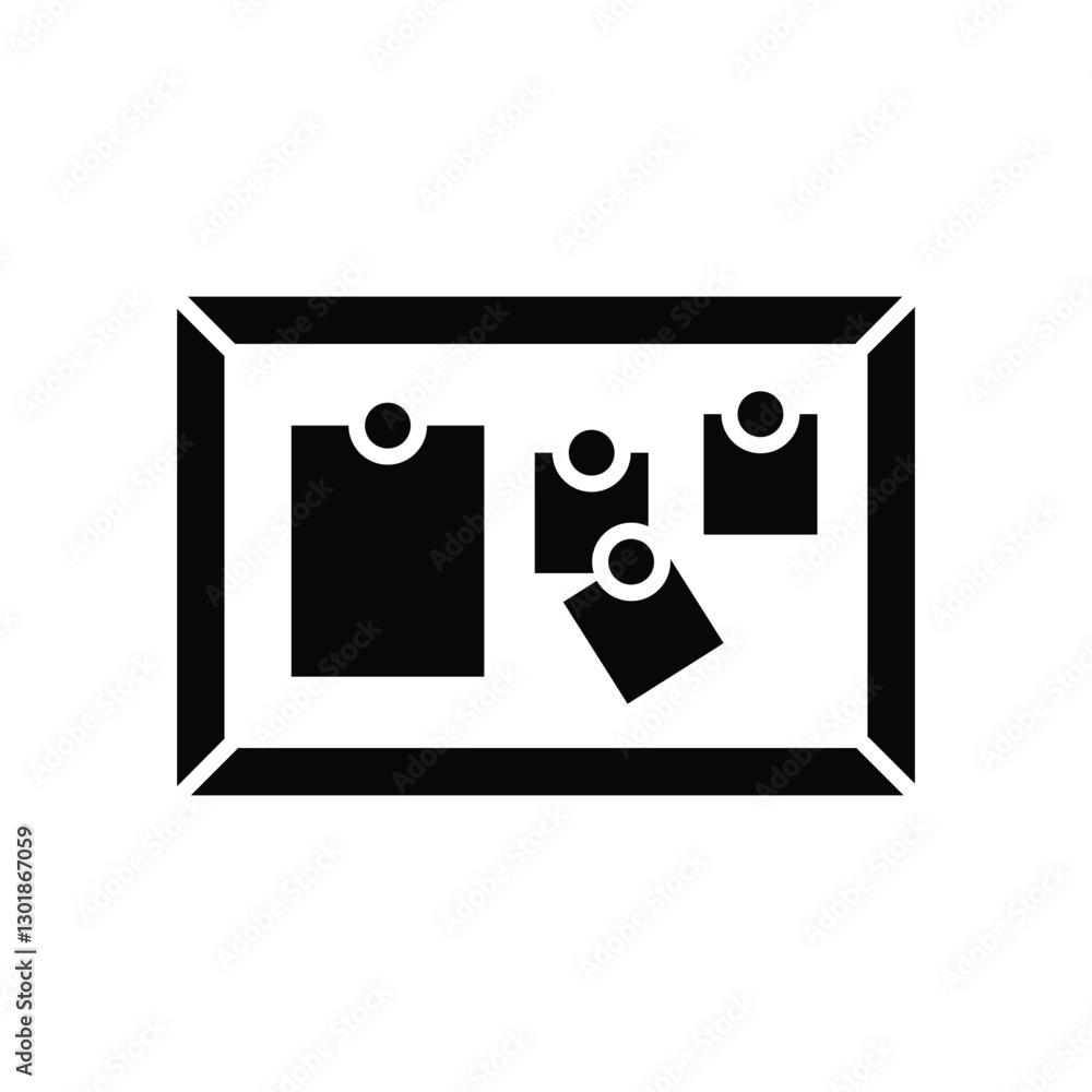 corkboard icon vector design template simple and clean corkboard icon vector design template simple and clean
