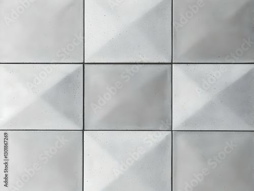 Photo - White Concrete Tile...