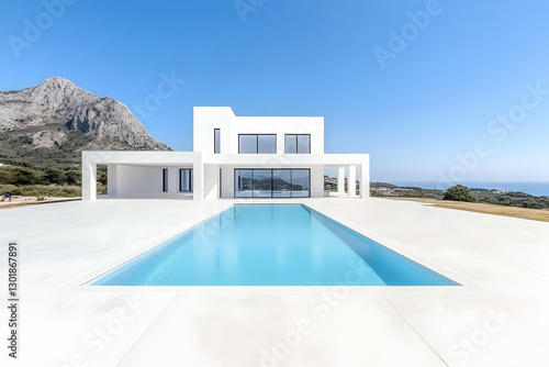 Photo Modern White Villa, P...