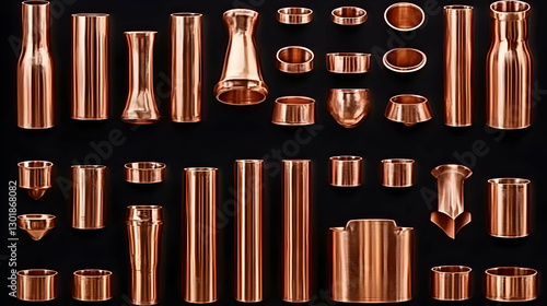 Photo Copper Pipes and Fitt...