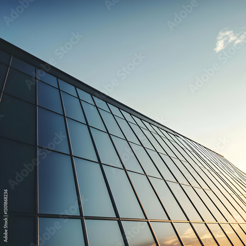 Photo Modern Glass Building...
