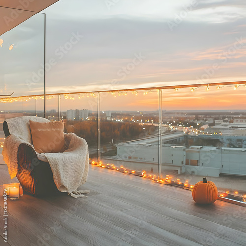 Cozy Balcony Photo - Sunset...