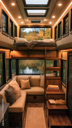 Photo Cozy Camper Interior,...