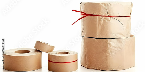 Photo: Rolls of Kraft Paper...