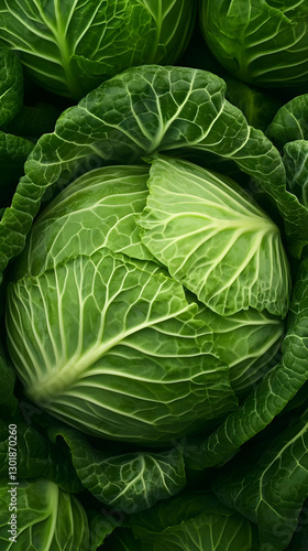 Photo Green Cabbage Leaves ...