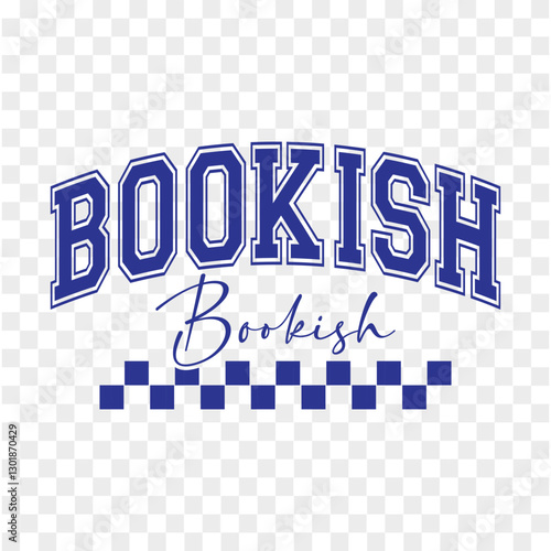 Bookish new vintage grapgic design game day