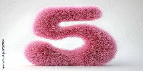 3D Illustration Pink Furry ...