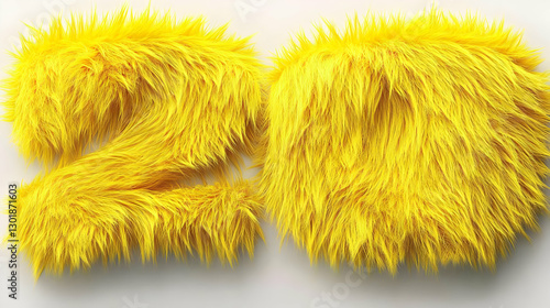 3D Illustration - Fluffy Ye...