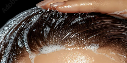 Photo Hair Care Foam Water ...
