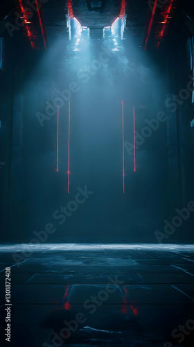 3D Illustration Dark Sci-Fi...
