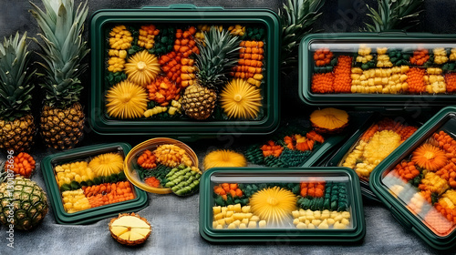 Photo Pineapple Platter Tro...