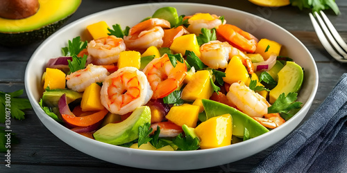 Photo: Fresh Shrimp, Mango,...