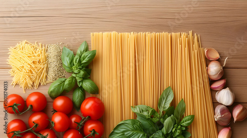 Photo, Pasta, Tomato, Basil...