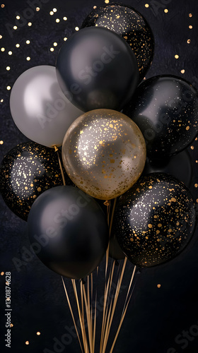 Photo Background Black Gold...