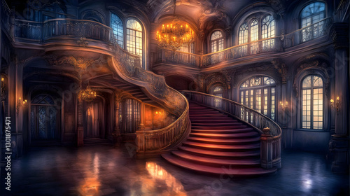 Illustration Grand Staircas...