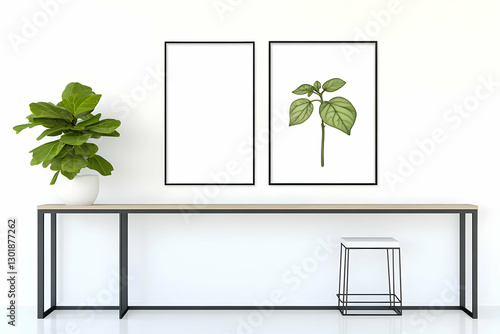 3D Illustration Minimalist ...