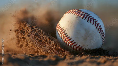Photo - Baseball, Dirt, Fie...