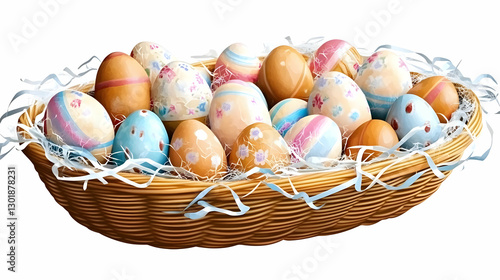 Illustration of Easter Eggs...
