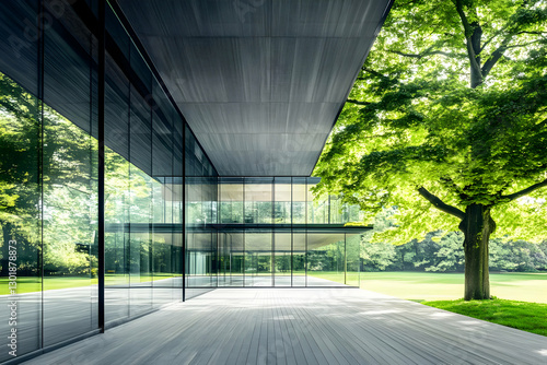 Photo Modern Glass Building...