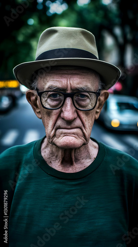 Photo Elderly Man Portrait ...