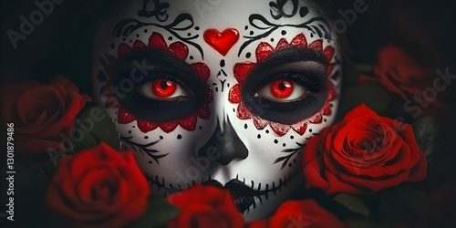 Illustration of Red Rose, S...