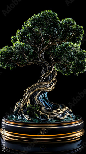 3D Illustration - Bonsai Tr...